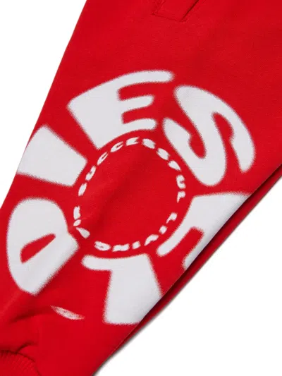 Diesel Pravonb Track Pants In Red
