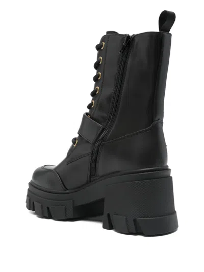 Versace Jeans Couture Lace-up Buckled Boots