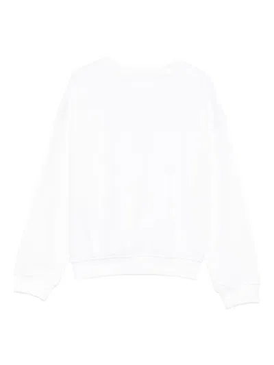 John Richmond Junior Embroidered-logo Sweatshirt In Neutral