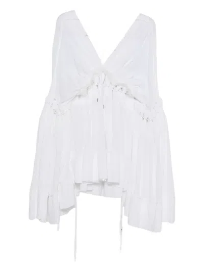 Christopher Esber Cotton-blend Dress In White