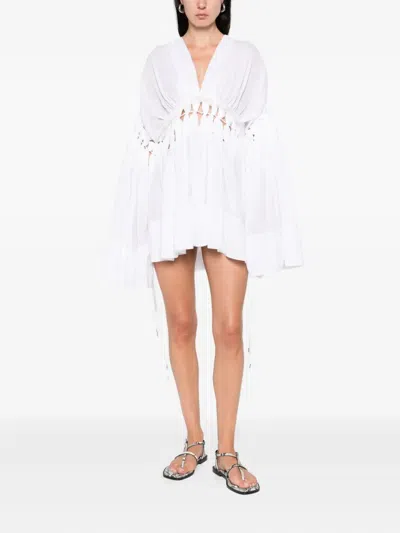 Christopher Esber Cotton-blend Dress In White