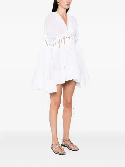 Christopher Esber Cotton-blend Dress In White