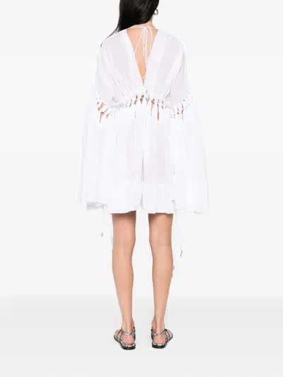 Christopher Esber Cotton-blend Dress In White