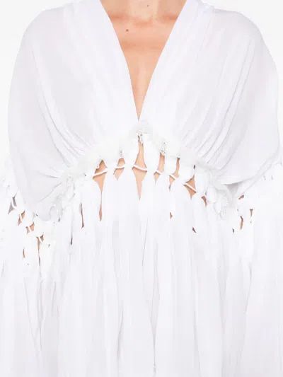 Christopher Esber Cotton-blend Dress In White