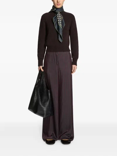 Dries Van Noten Wool Sweater In Brown