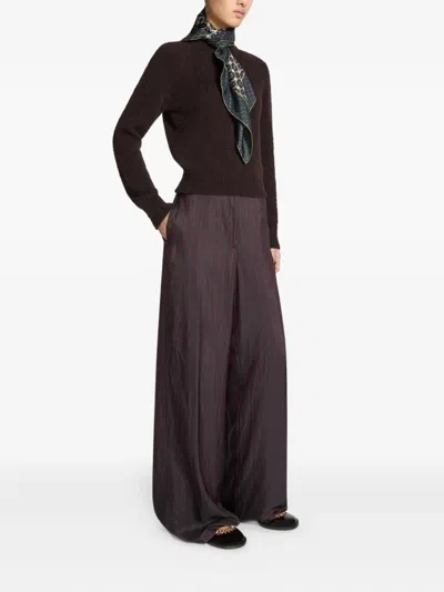Dries Van Noten Wool Sweater In Brown