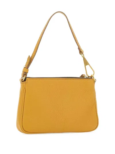 Gianni Chiarini Zip-top Grain Leather Shoulder Bag