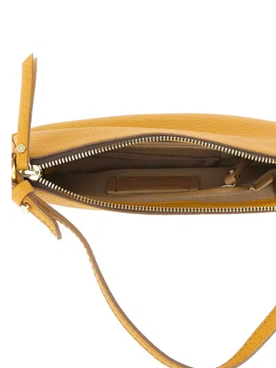 Gianni Chiarini Zip-top Grain Leather Shoulder Bag