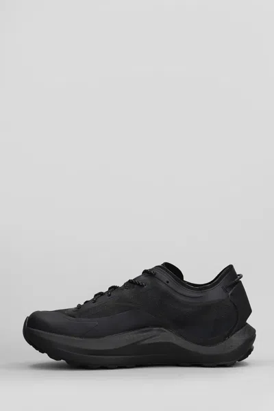 Roa Sella Sneakers In Black Fabric In Black