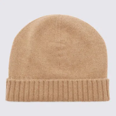 Malo Beige Wool Beanie In Neutral