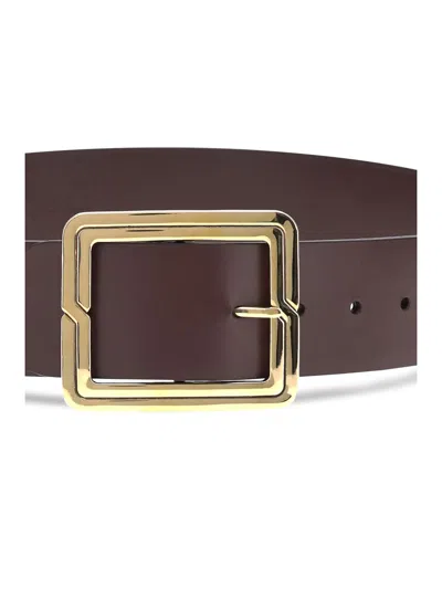Etro Leather Belt In Brown
