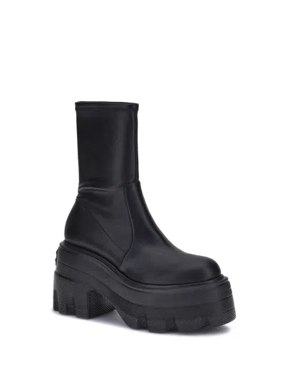 Casadei Faux Leather Ankle Boots