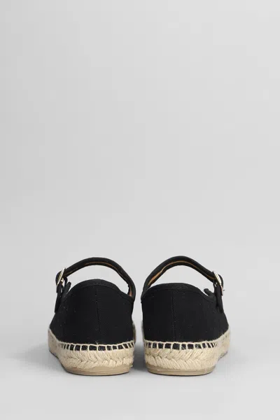 Castaã±er Padua-001 Espadrilles In Black Canvas