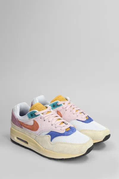 Nike Air Max 1 87 Prm Sneakers In Multicolor Suede And Fabric