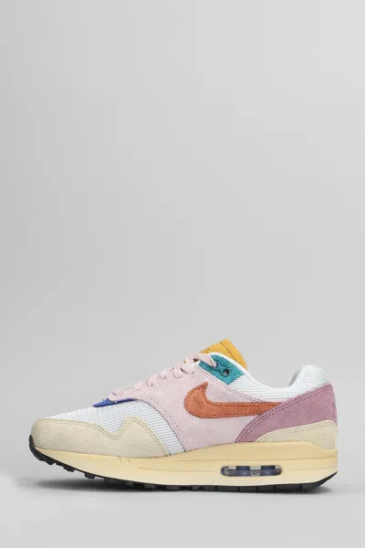 Nike Air Max 1 87 Prm Sneakers In Multicolor Suede And Fabric