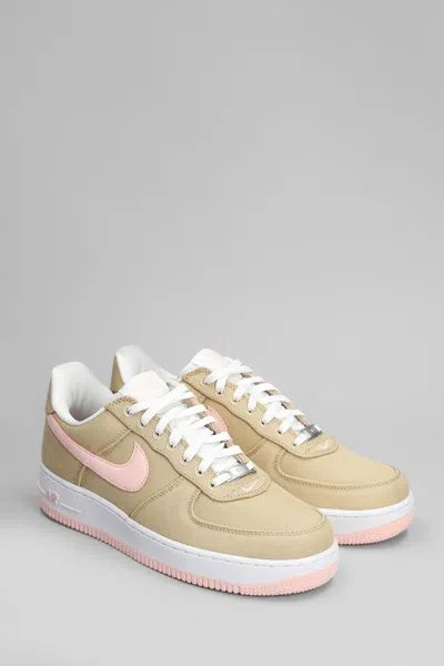 Nike Air Force 1 Retro Ll Sneakers In Beige Canvas