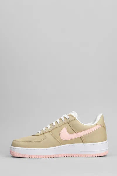 Nike Air Force 1 Retro Ll Sneakers In Beige Canvas