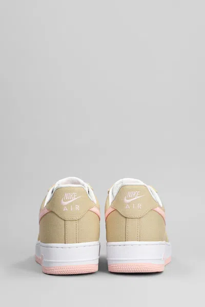 Nike Air Force 1 Retro Ll Sneakers In Beige Canvas