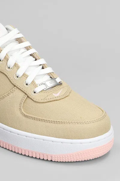 Nike Air Force 1 Retro Ll Sneakers In Beige Canvas