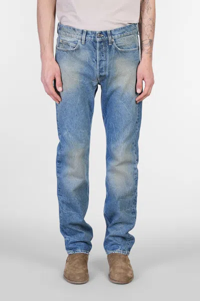 Salvatore Santoro Jeans In Blue Denim In Blue