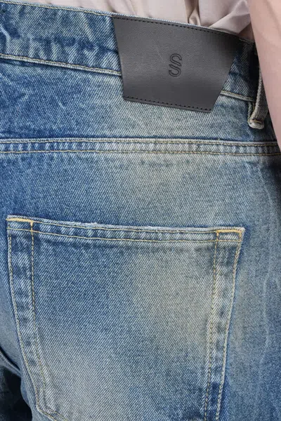 Salvatore Santoro Jeans In Blue Denim In Blue