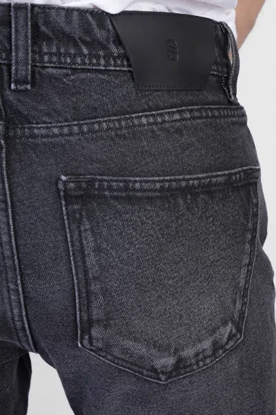Salvatore Santoro Jeans In Black Denim In Black