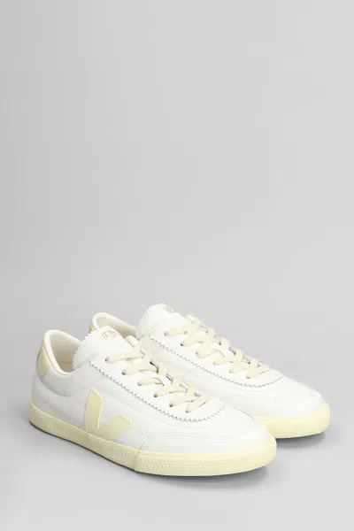 Veja 'panenka' White Sneaker With Logo On The Side And Contrasting Heel