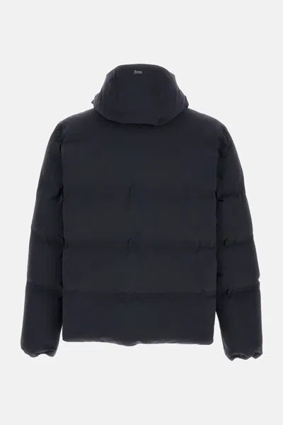 Herno Down Jacket With Hood And Quilted Pattern
