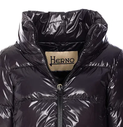 Herno Glossy Finish Puffer Jacket