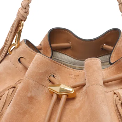 Jimmy Choo Medium Cinch Suede Bucket Bag