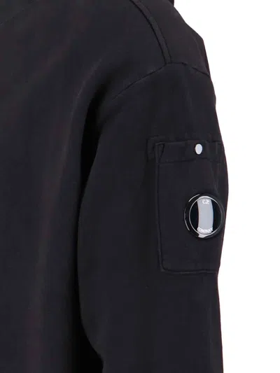 C.p. Company C. P. Company Cotton Jersey Hoodie In Blue