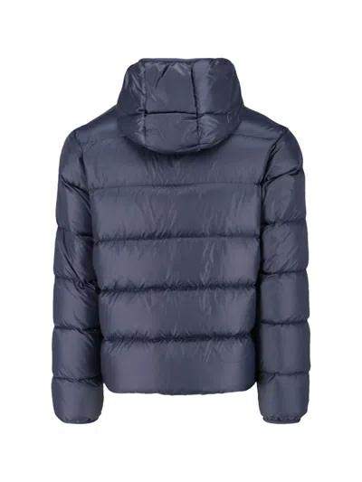 Aspesi Thickened Down Jacket In Blue