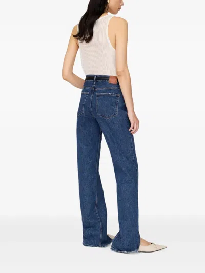 Anine Bing Eugene Ribbed Sleeveless Top In White