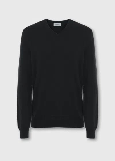 Malo Fine-knit Cashmere Jumper In Black
