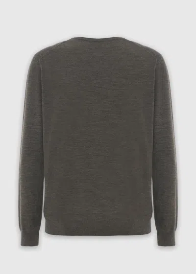 Malo Virgin Wool Crewneck In Gray