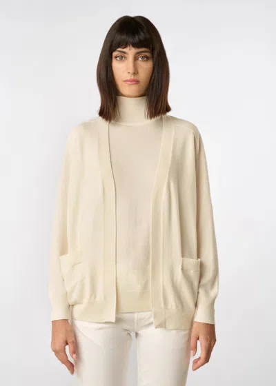 Malo Cashmere Cardigan In Neutral