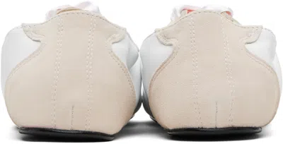 Repetto White Silk Tennis Sneakers