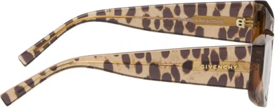 Givenchy Brown Gv Day Cat-eye Sunglasses