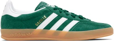 Adidas Originals Green Gazelle Indoor Sneakers In Multi