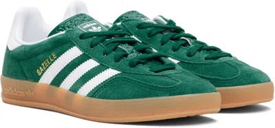 Adidas Originals Green Gazelle Indoor Sneakers In Multi