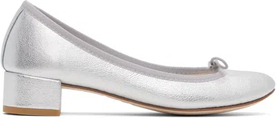 Repetto Silver Camille Heels