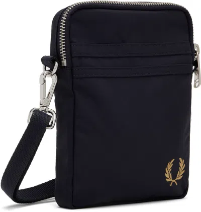 Fred Perry Navy Brentham Nylon Side Bag