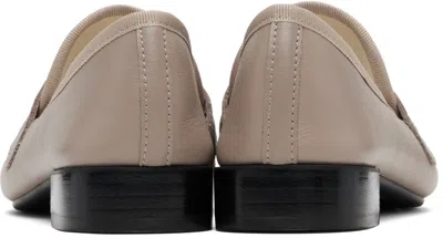 Repetto Taupe Michael Rubber-sole Loafers