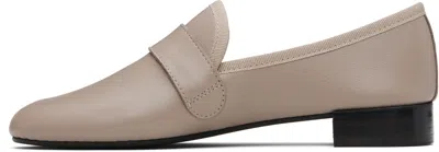 Repetto Taupe Michael Rubber-sole Loafers