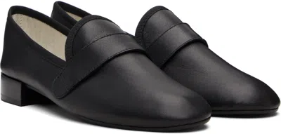 Repetto Black Michael Sole Rubber Loafers In Black