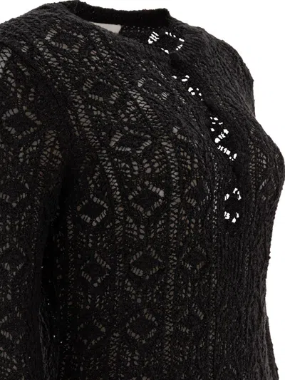 Loulou Studio Evan Dress In Cotton And Silk In Black