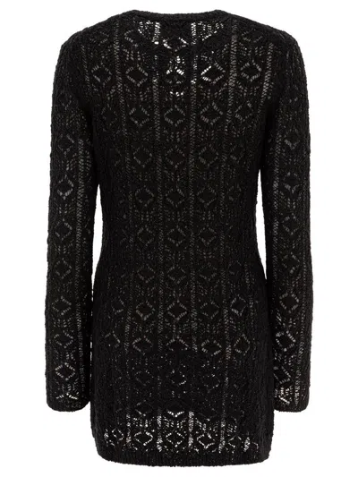 Loulou Studio Evan Dress In Cotton And Silk In Black