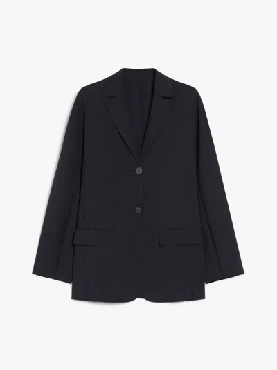 Max Mara Single-breasted Jersey Blazer