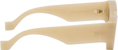 Loewe Beige Front Lenses Cateye Sunglasses