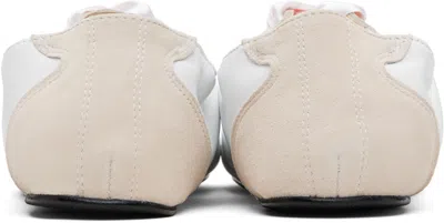 Repetto White Silk Tennis Sneakers